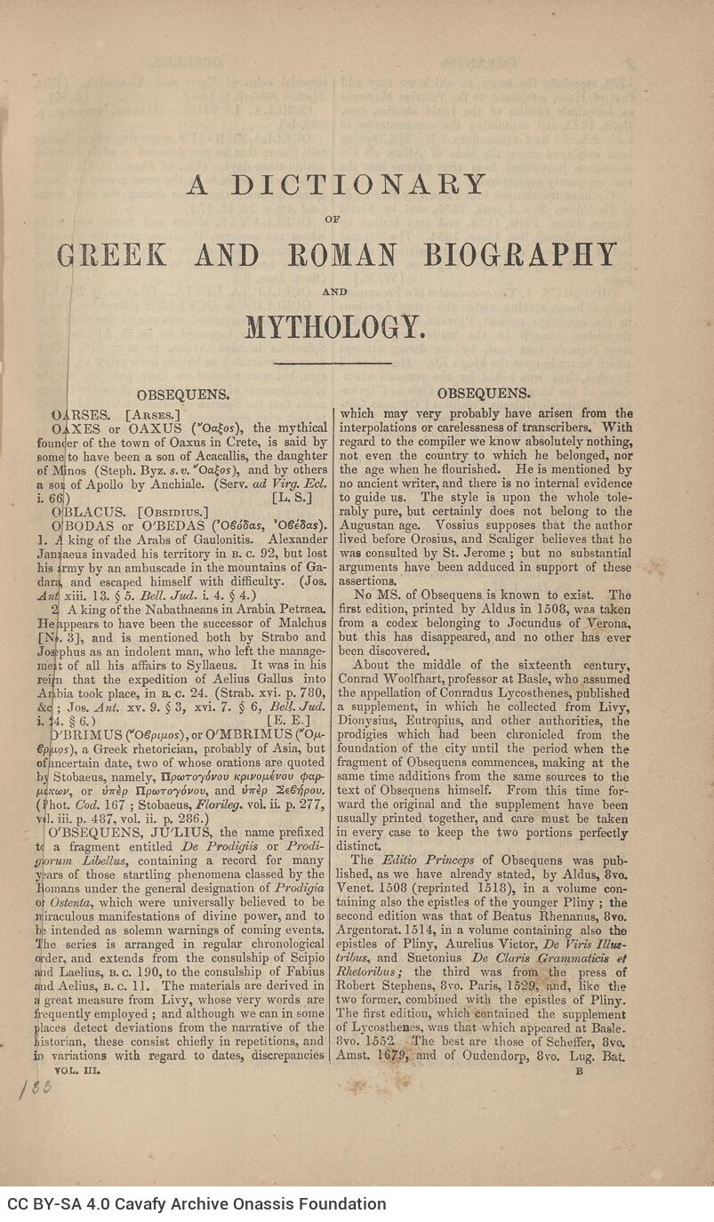 24 x 15 εκ. VIII σ. + 1406 σ. + 2 σ. χ.α., όπου στη σ. [Ι] κτητορική σφραγίδα CPC, στη σ